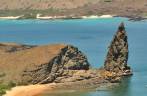 O magnífico visual da Ilha de San Bartolomeu (próxima a Isla de Santiago), em Galápagos